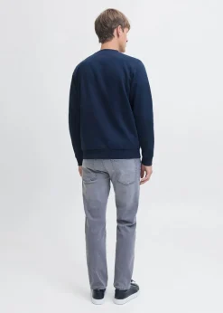 J&J Rebel Marken|Sweat|JJ REBEL Sweatshirt in Regular Fit dunkelblau bedruckt