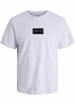 J&J Rebel Große Größen|Marken|JJ REBEL T-Shirt im 2er Pack aus reiner Baumwolle schwarz/weiß bedruckt