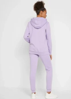 bonprix Bekleidung·Blusen & Tuniken|Bekleidung·Kleider|Jogginganzug mit Baumwolle (2-tlg.Set) flieder