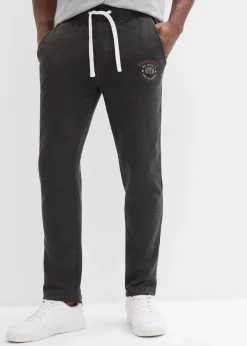 Jogginghose aus reiner Baumwolle mit sportiven Details|bonprix New