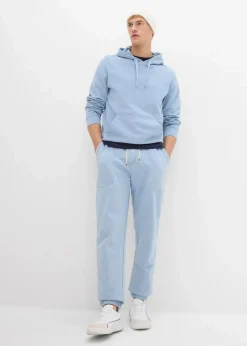 bonprix Sweat|Hosen|Jogginghose aus reiner Bio-Baumwolle hellblau