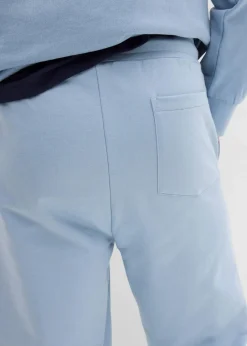 bonprix Sweat|Hosen|Jogginghose aus reiner Bio-Baumwolle hellblau