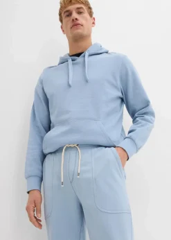 bonprix Sweat|Hosen|Jogginghose aus reiner Bio-Baumwolle hellblau