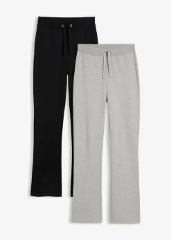 Jogginghose aus reiner Bio-Baumwolle (2er Pack)|bonprix