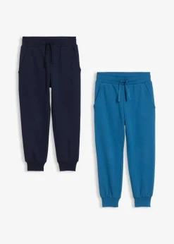Jogginghose aus weichem Baumwoll-Mix (2er Pack)|bonprix Clearance