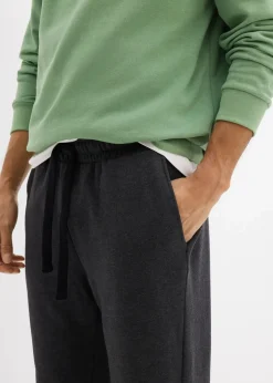bonprix Große Größen|Basics|Jogginghose (2er Pack) schwarz+anthrazit meliert