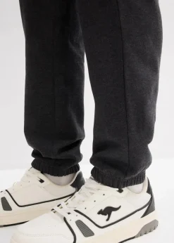 bonprix Große Größen|Basics|Jogginghose (2er Pack) schwarz+anthrazit meliert