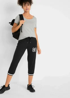 Jogginghose, 3/4-Länge aus Baumwollmix|bonprix Discount