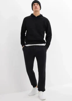 bonprix Große Größen|Basics|Jogginghose, Loose Fit schwarz