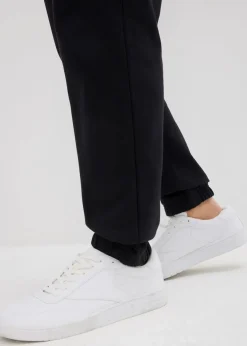 bonprix Große Größen|Basics|Jogginghose, Loose Fit schwarz