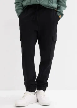 Jogginghose mit Cargotaschen, Loose Fit|bonprix Sale
