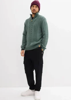 Jogginghose mit Cargotaschen, Loose Fit|bonprix Sale