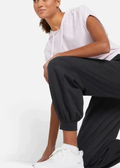 bonprix Sweat|Basics|Jogginghose mit elastischem Bund schwarz