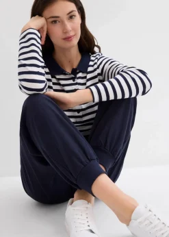 Jogginghose mit elastischem Bund|bonprix