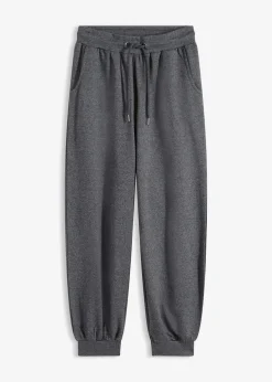 bonprix Bekleidung·Röcke|Bekleidung·Blusen & Tuniken|Jogginghose mit elastischem Bund grau meliert