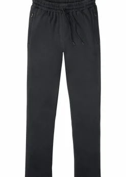 bonprix Große Größen|Basics|Jogginghose mit praktischen Reißverschlusstaschen schwarz