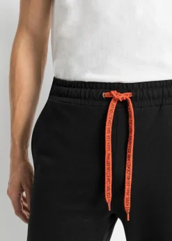 bonprix Große Größen|Sportbekleidung|Jogginghose mit recyceltem Polyester schwarz