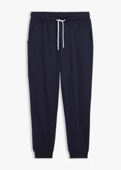 Jogginghose mit Rippbündchen am Saum|bonprix Discount