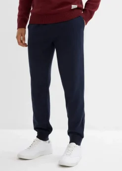 Jogginghose mit Rippbündchen am Saum|bonprix Discount