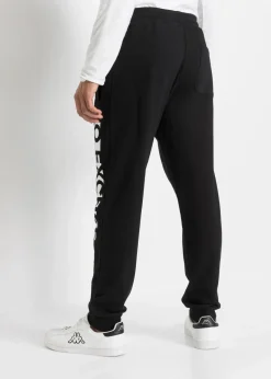 Jogginghose mit sportivem Druck aus reiner Baumwolle|bonprix New