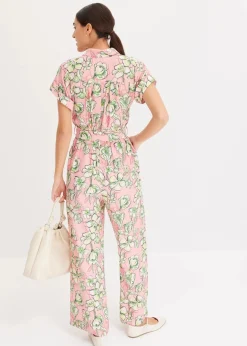 Jumpsuit aus fließendem Viskose-Mix|bonprix Outlet