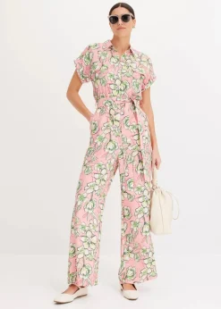 Jumpsuit aus fließendem Viskose-Mix|bonprix Outlet