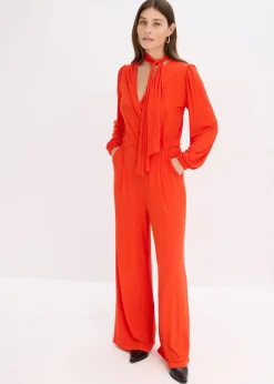 Jumpsuit aus fließendem Viskose-Mix|bonprix Outlet