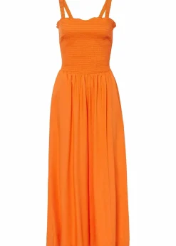 bonprix Bekleidung·Homewear|Jumpsuits|Jumpsuit aus fließender Viskose kürbisorange