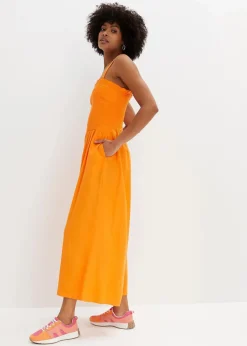 bonprix Bekleidung·Homewear|Jumpsuits|Jumpsuit aus fließender Viskose kürbisorange