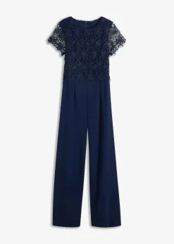 Jumpsuit aus softem Scuba mit Spitze|bonprix Clearance