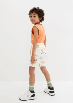 John Baner JEANSWEAR Jungen 2-8 Jahre·Shorts|Jungen Bermuda, Regular Fit wollweiß