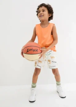 John Baner JEANSWEAR Jungen 2-8 Jahre·Shorts|Jungen Bermuda, Regular Fit wollweiß