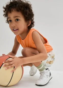 John Baner JEANSWEAR Jungen 2-8 Jahre·Shorts|Jungen Bermuda, Regular Fit wollweiß