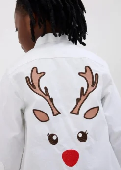 Jungen Langarmhemd mit Weihnachtsmotiv|bonprix Hot