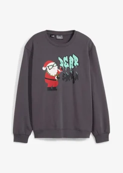 Jungen Sweatshirt mit Weihnachtsmotiv|bonprix