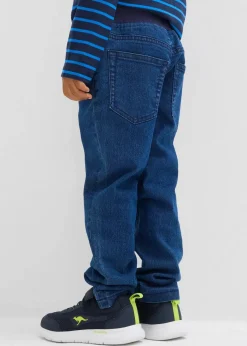 bonprix Jungen 2-8 Jahre·Jacken & Outdoor|Jungen 2-8 Jahre·Jeans & Hosen|Jungen Thermojeans mit Jerseyfutter blau denim