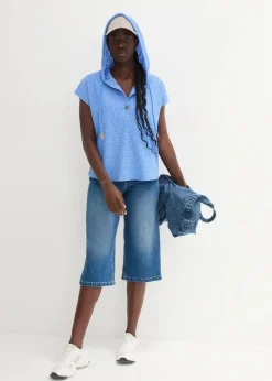 Kapuzen-Henleyshirt|bonprix Sale