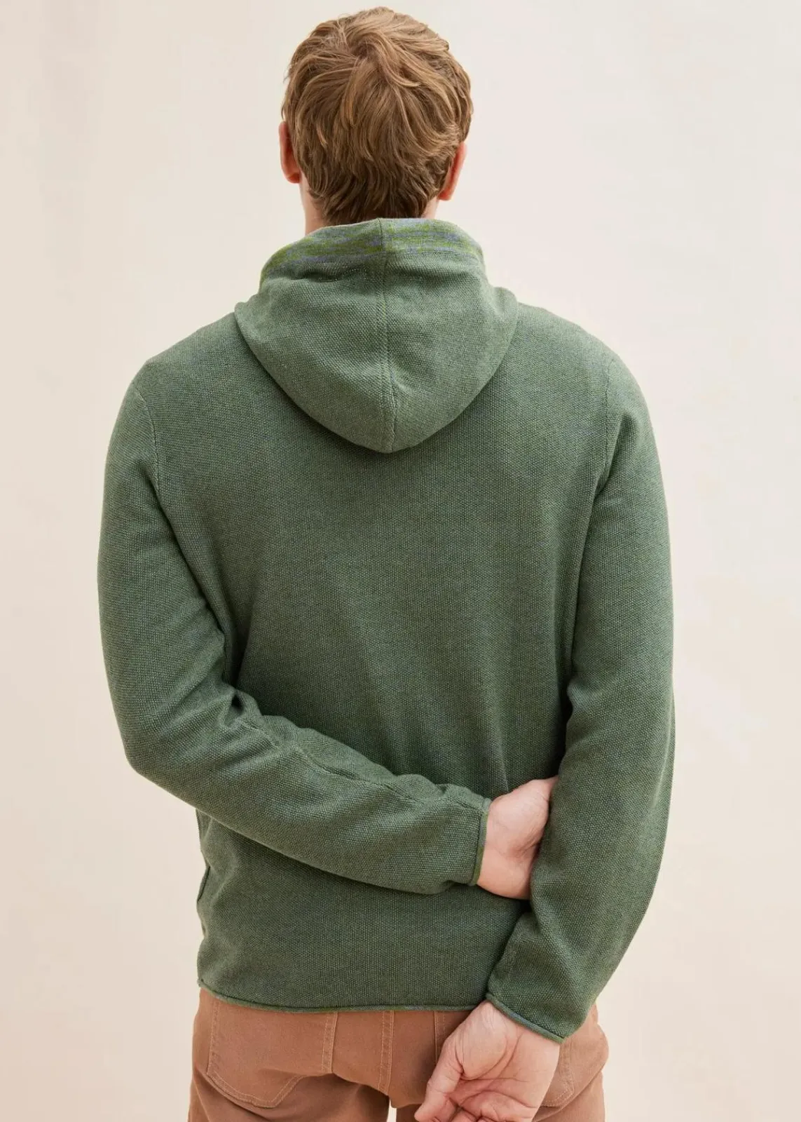 Kapuzenpullover aus weichem Baumwollmix|bonprix New