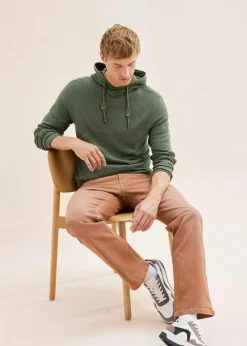 Kapuzenpullover aus weichem Baumwollmix|bonprix New