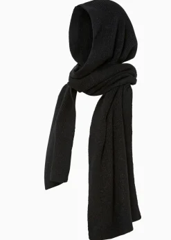 bonprix Schals & Tücher|Schuhe & Accessoires In Spezialgrößen·Tücher & Ponchos|Kapuzenschal mit Glitzereffekt schwarz
