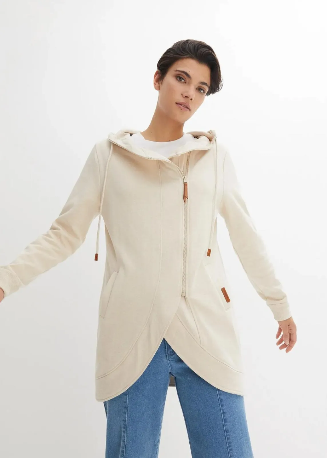 Kapuzen-Sweatjacke|bonprix Discount