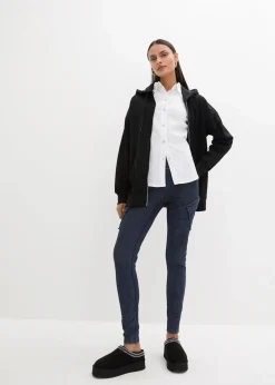 bonprix Sweat|Nachhaltigere Materialien|Kapuzen-Sweatjacke schwarz
