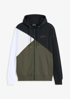 Kapuzen-Sweatjacke aus reiner Bio-Baumwolle|bonprix Outlet