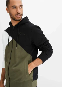 Kapuzen-Sweatjacke aus reiner Bio-Baumwolle|bonprix Outlet