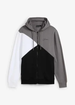 Kapuzen-Sweatjacke aus reiner Bio-Baumwolle|bonprix Outlet