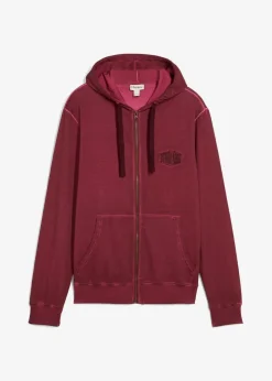 Kapuzen-Sweatjacke in ausgewaschener Optik|bonprix Online