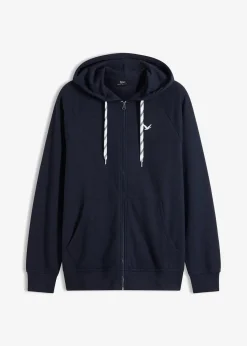 Kapuzen-Sweatjacke mit Kontrastdetails|bonprix Online