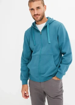 Kapuzen-Sweatjacke mit Reißverschluss|bonprix Discount