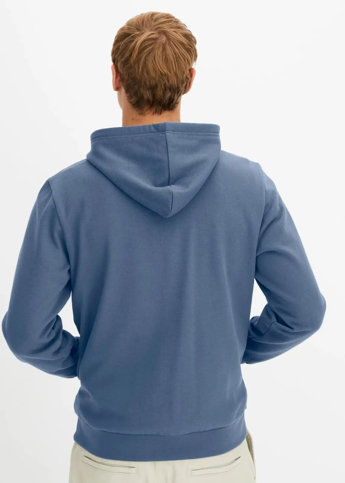 bonprix Sweat|Sportbekleidung|Kapuzen-Sweatjacke mit Reißverschluss indigo
