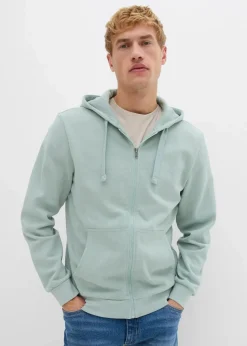 Kapuzen-Sweatjacke mit Reißverschluss|bonprix Clearance